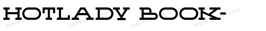 Hotlady Book字体转换